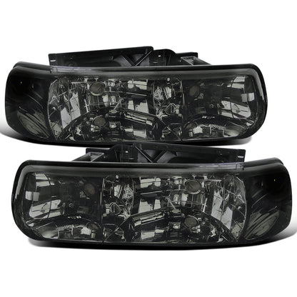 1999-2006 Chevy Silverado Tahoe Suburban Headlights Pair | Smoke