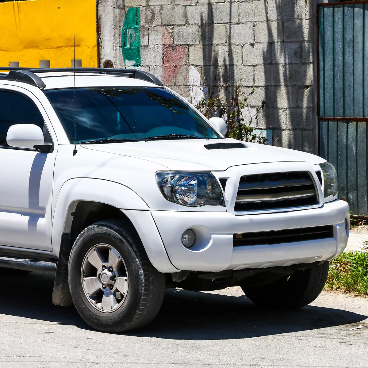 Ronnin - Se adapta a Toyota Tacoma 2005-2011, par de faros delanteros de repuesto con reflector transparente | Negro