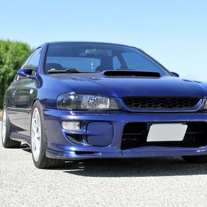 Ronnin - Conjunto de faros de repuesto con reflectores transparentes para Subaru Impreza 1995-2001 | Negro