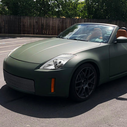 Ronnin - Fits 2006-2009 Nissan 350Z Upgraded Replacement HID Xenon Projector Headlights LED Switchback Sequential Turn Signals + Animated Startup Effect Assembly Pair | Chrome