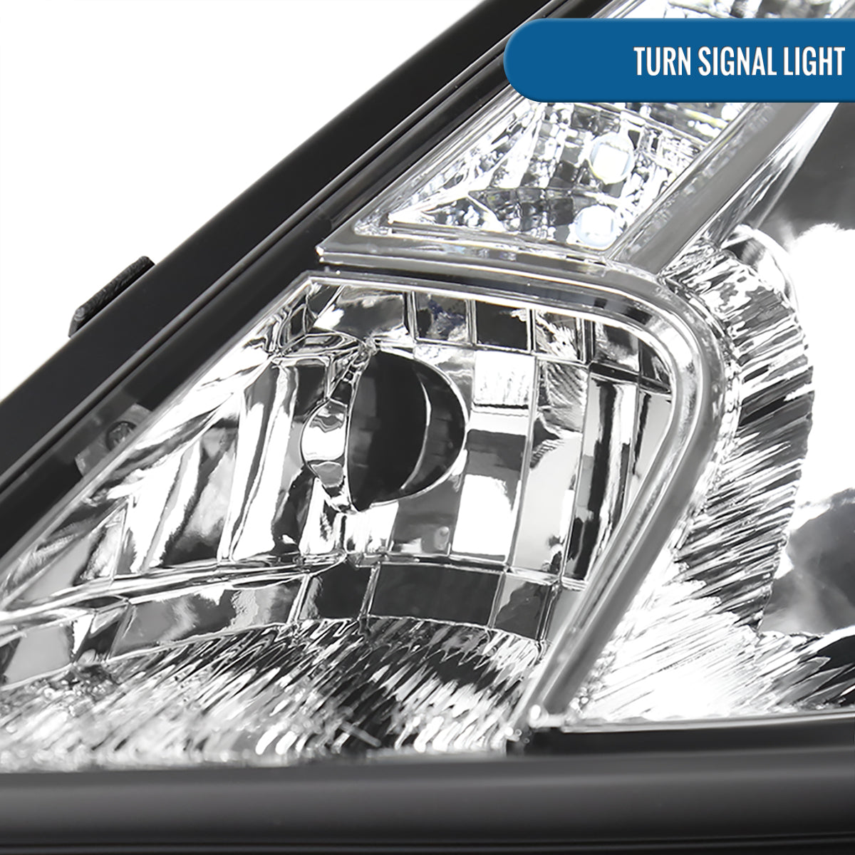 Ronnin - Fits 2000-2005 Toyota Celica LED DRL Daytime Running Lights Projector Headlights Pair | Chrome