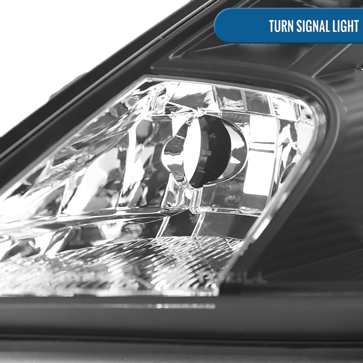 Ronnin - Fits 2000-2005 Toyota Celica LED DRL Daytime Running Lights Projector Headlights Pair | Black