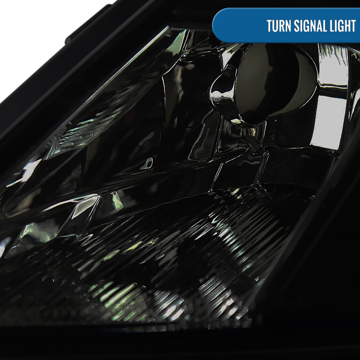 Ronnin - Fits 2000-2005 Toyota Celica LED DRL Daytime Running Lights Projector Headlights Pair | Black Smoke