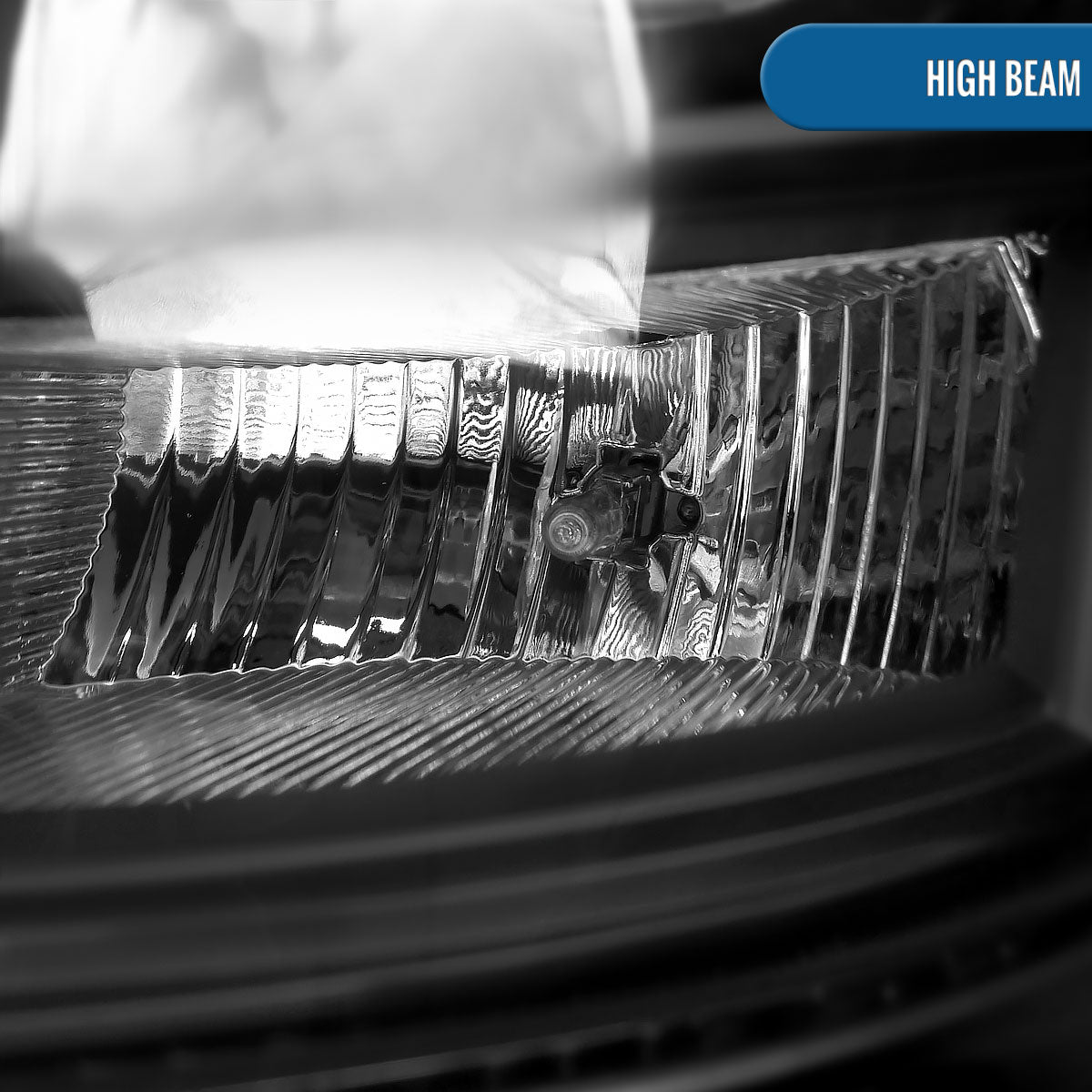 Ronnin - Fits 2003-2007 Cadillac CTS Upgraded Replacement LED Halo Rim Halogen Projector Headlights Assembly Pair | Black