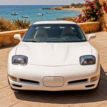 1997-2004 Chevy Corvette C5 Dual Projector Headlights Pair | Black