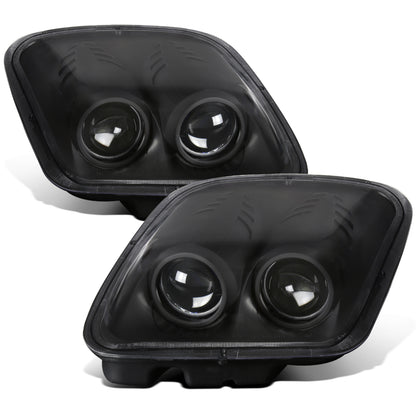 1997-2004 Chevy Corvette C5 Dual Projector Headlights Pair | Black