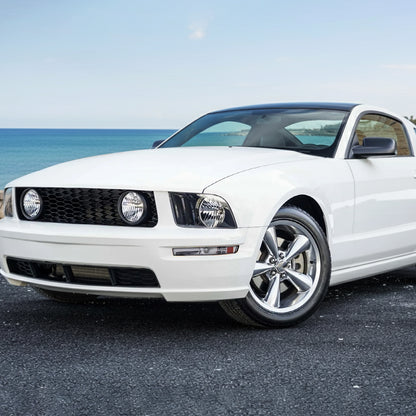 Ronnin - Compatible con Ford Mustang 2005-2009, par de luces direccionales delanteras de repuesto para parachoques | Claras