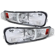 Ronnin - Compatible con Ford Mustang 2005-2009, par de luces direccionales delanteras de repuesto para parachoques | Claras