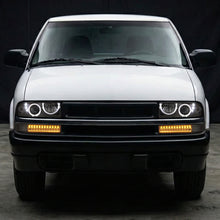 Ronnin - Se adapta a Chevy GMC Sonoma S10 Pickup 1998-2004 Blazer 1998-2005 Par de luces LED de parachoques de repuesto mejoradas | Ahumado