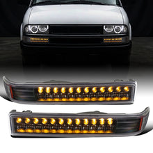 1998-2004 Chevy GMC Sonoma S10 Pickup 1998-2005 Blazer Upgrade Replacement LED Bumper Lights Assembly Pair | Black