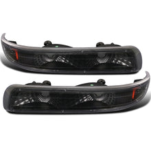 Ronnin - Fits 1999-2002 Chevy Silverado 2000-2006 Tahoe Suburban 1500 2500 Factory Replacement Bumper Turn Signal Lights Assembly Pair | Black
