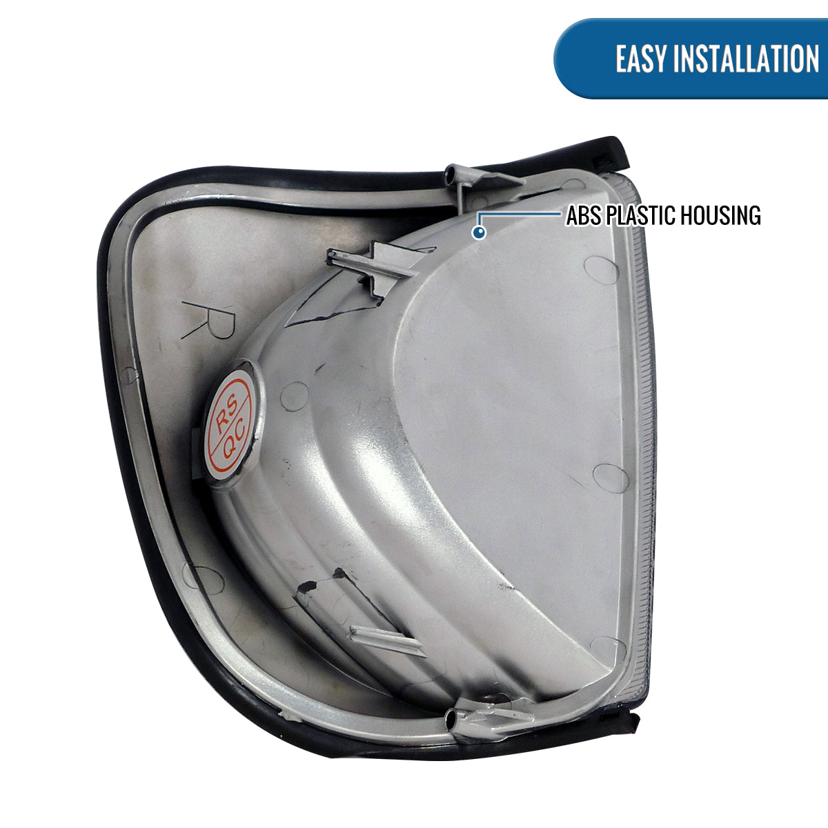 1992-2007 Ford Econoline Halogen Corner Lights Pair | Chrome