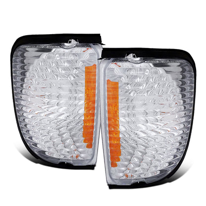 1992-2007 Ford Econoline Halogen Corner Lights Pair | Chrome