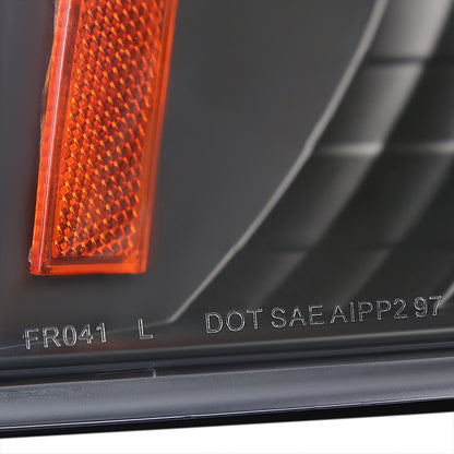 Ronnin - Fits 1997-2004 Ford F150 Expedition Corner Parking Signal Lights Replacement Assembly Pair | Black