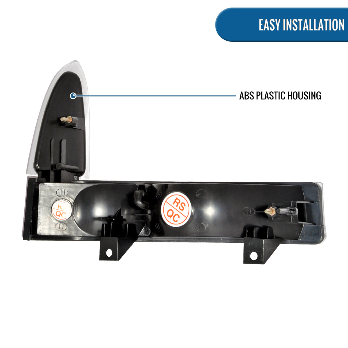 1999-2004 Ford F250 F350 F450 F550 US Excursion Corner Lights Super Duty Assembly Pair | Chrome