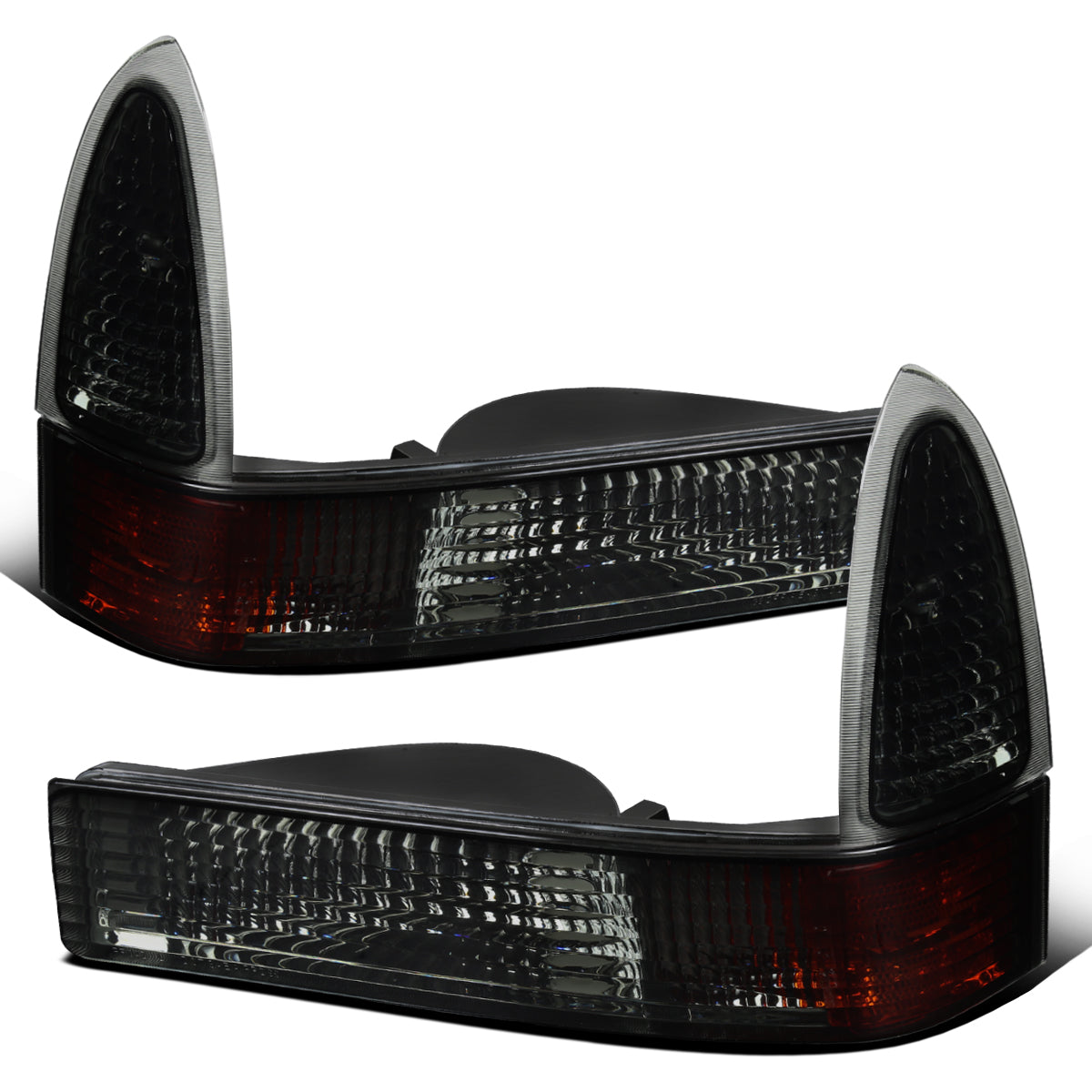 1999-2004 Ford F250 F350 F450 F550 US Excursion Corner Lights Super Duty Assembly Pair | Smoke