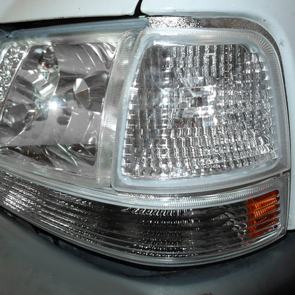 Ronnin - Compatible con Ford Ranger 1998-2000 | Par de Conjuntos de Luces de Esquina y Luces de Estacionamiento de Repuesto | Cromado