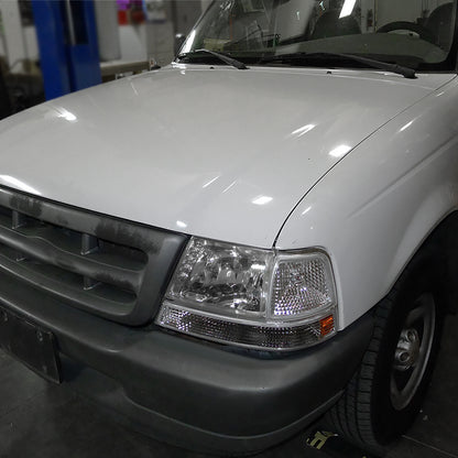 Ronnin - Compatible con Ford Ranger 1998-2000 | Par de Conjuntos de Luces de Esquina y Luces de Estacionamiento de Repuesto | Cromado