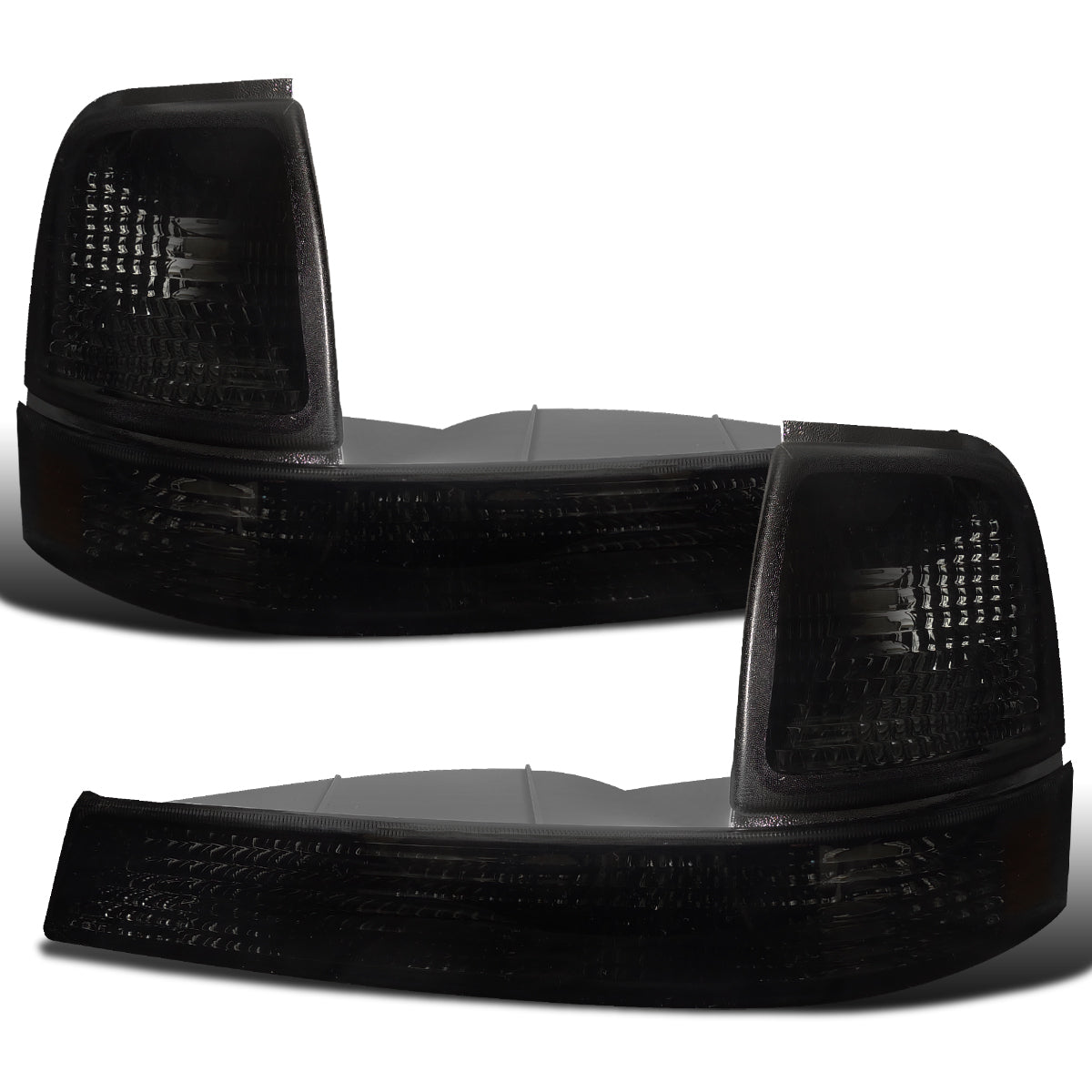 Ronnin - Compatible con Ford Ranger 1998-2000 | Conjunto de luces de esquina de repuesto Par | Ahumado