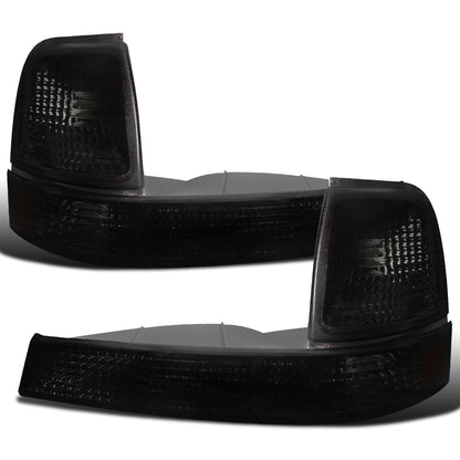 Ronnin - Compatible con Ford Ranger 1998-2000 | Conjunto de luces de esquina de repuesto Par | Ahumado