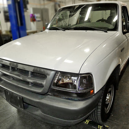 Ronnin - Compatible con Ford Ranger 1998-2000 | Par de Conjuntos de Luces de Esquina de Repuesto, Luces de Estacionamiento | Negro