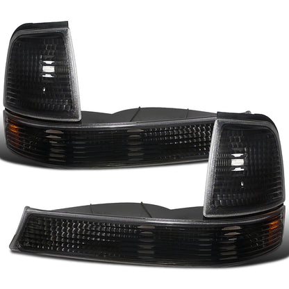 Ronnin - Compatible con Ford Ranger 1998-2000 | Par de Conjuntos de Luces de Esquina de Repuesto, Luces de Estacionamiento | Negro