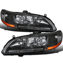 Ronnin - Faros de Repuesto (Par) para Honda Accord Sedán Coupé 1998-2002 | Negros