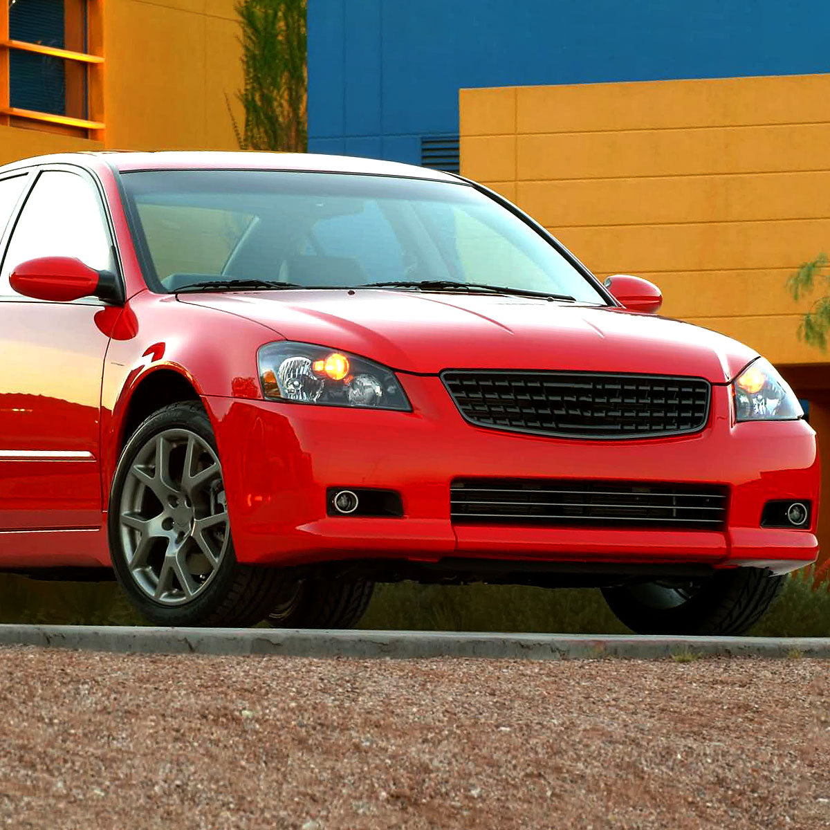 Ronnin - Compatible con Nissan Altima 2002-2004 | Par de faros delanteros halógenos de repuesto | Negros