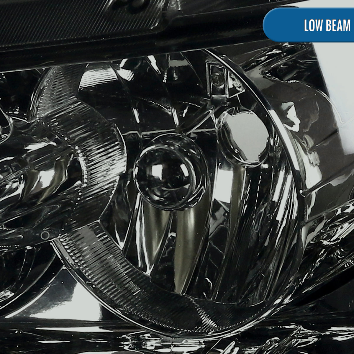 Ronnin - Fits 2007-2014 Chevy Avalanche Tahoe Suburban Factory Replacement Headlights  Assembly Pair | Smoke