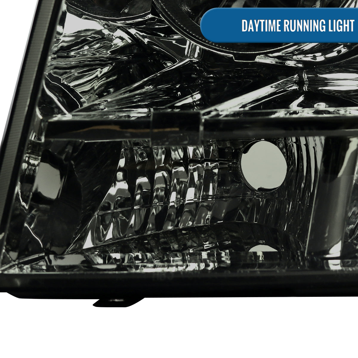 Ronnin - Fits 2007-2014 Chevy Avalanche Tahoe Suburban Factory Replacement Headlights  Assembly Pair | Smoke