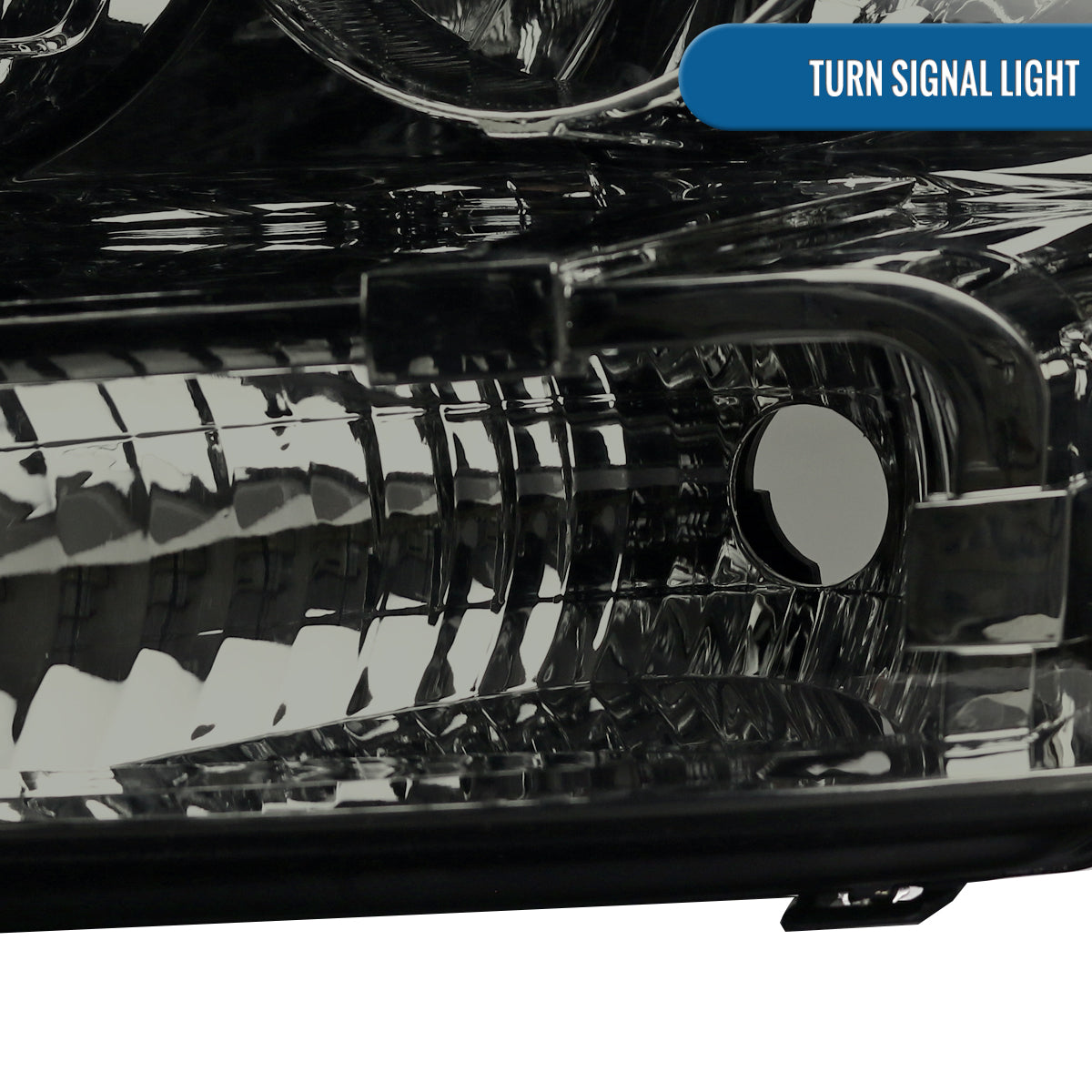 Ronnin - Fits 2007-2014 Chevy Avalanche Tahoe Suburban Factory Replacement Headlights  Assembly Pair | Smoke