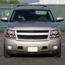 Ronnin - Fits 2007-2014 Chevy Avalanche Tahoe Suburban Factory Replacement Headlights  Assembly Pair | Black