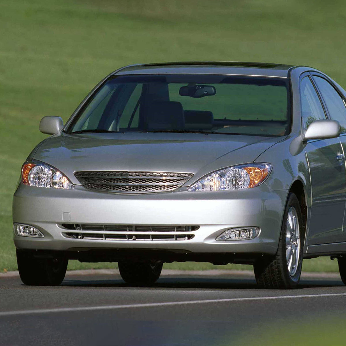 Ronnin - Conjunto de faros delanteros de repuesto para Toyota Camry US Spec 2002-2004 | Cromado
