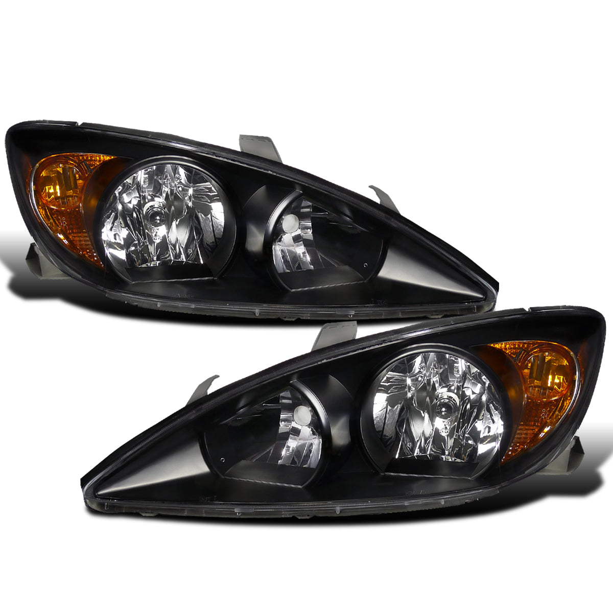 Ronnin - Faros delanteros de repuesto para Toyota Camry US Spec 2002-2004 | Negro
