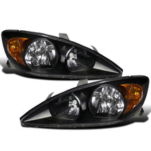 Ronnin - Fits 2002-2004 Toyota Camry US Spec Factory Replacement Headlights Assembly Pair | Black