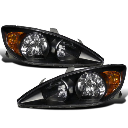 Ronnin - Faros delanteros de repuesto para Toyota Camry US Spec 2002-2004 | Negro