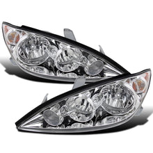2005-2006 Toyota Camry US Spec  Replacement Headlights Assembly Pair | Chrome