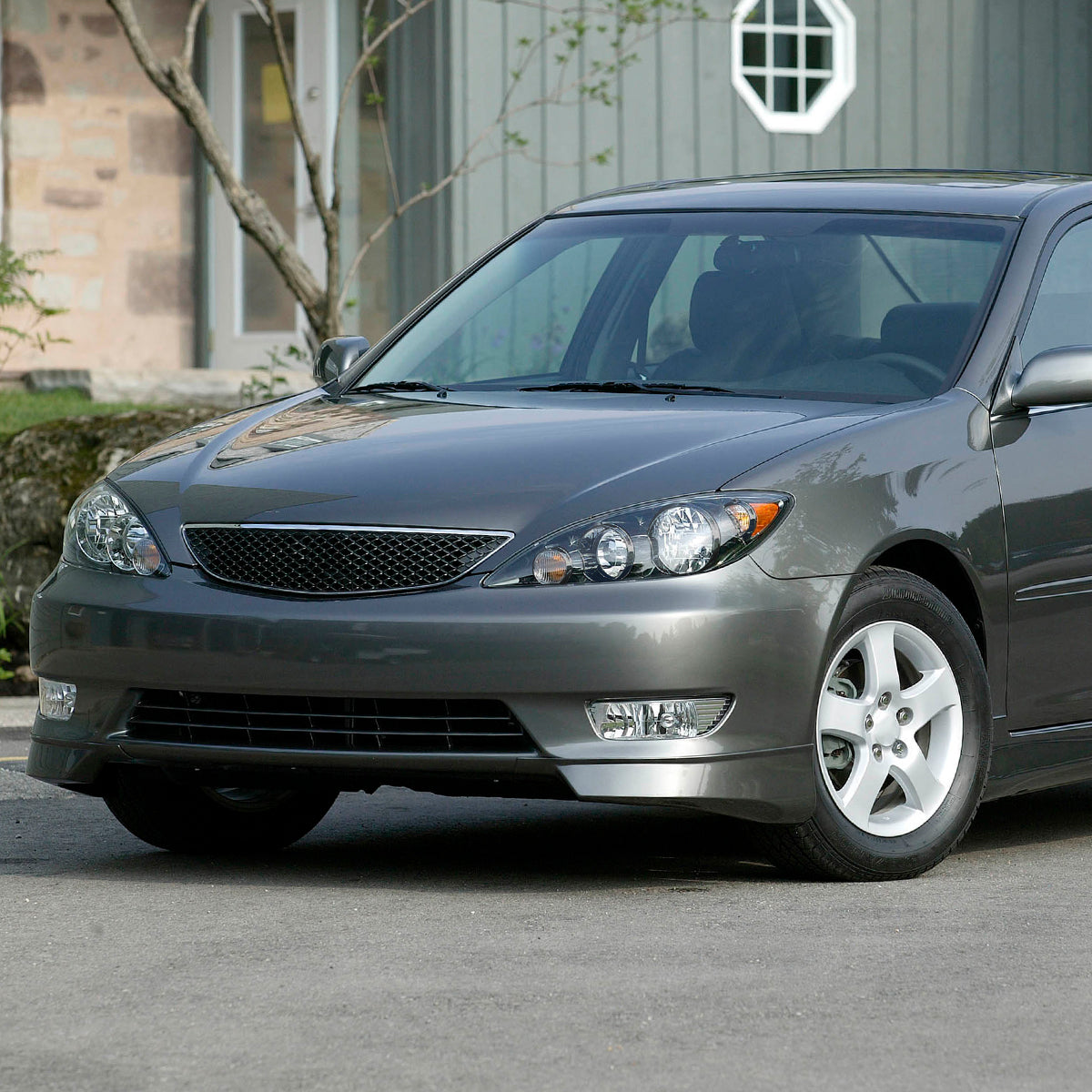 Ronnin - Se adapta a la pareja de conjuntos de faros de repuesto de fábrica para Toyota Camry de 2005-2006 con especificaciones de EE. UU. | Negro