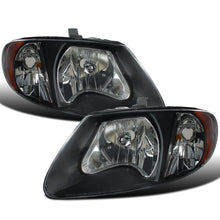 2001-2007 Dodge Grand Caravan Chrysler Town & Country Grand Voyager  Replacement Headlights Assembly Pair | Black