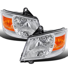 2008-2010 Dodge Grand Caravan  Replacement Headlights Assembly Pair | Chrome