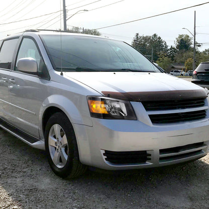 Ronnin - Se adapta a Dodge Grand Caravan 2008-2010 | Par de Conjunto de Faros de Repuesto | Negro