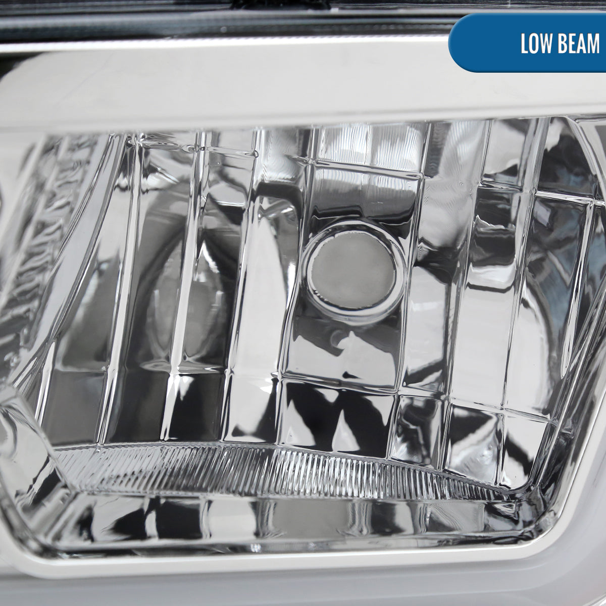 Ronnin - Fits 2006-2010 Dodge Charger Upgraded Replacement LED Tube Switchback Sequential Turn Signal Halogen Headlights Assembly Pair | Chrome