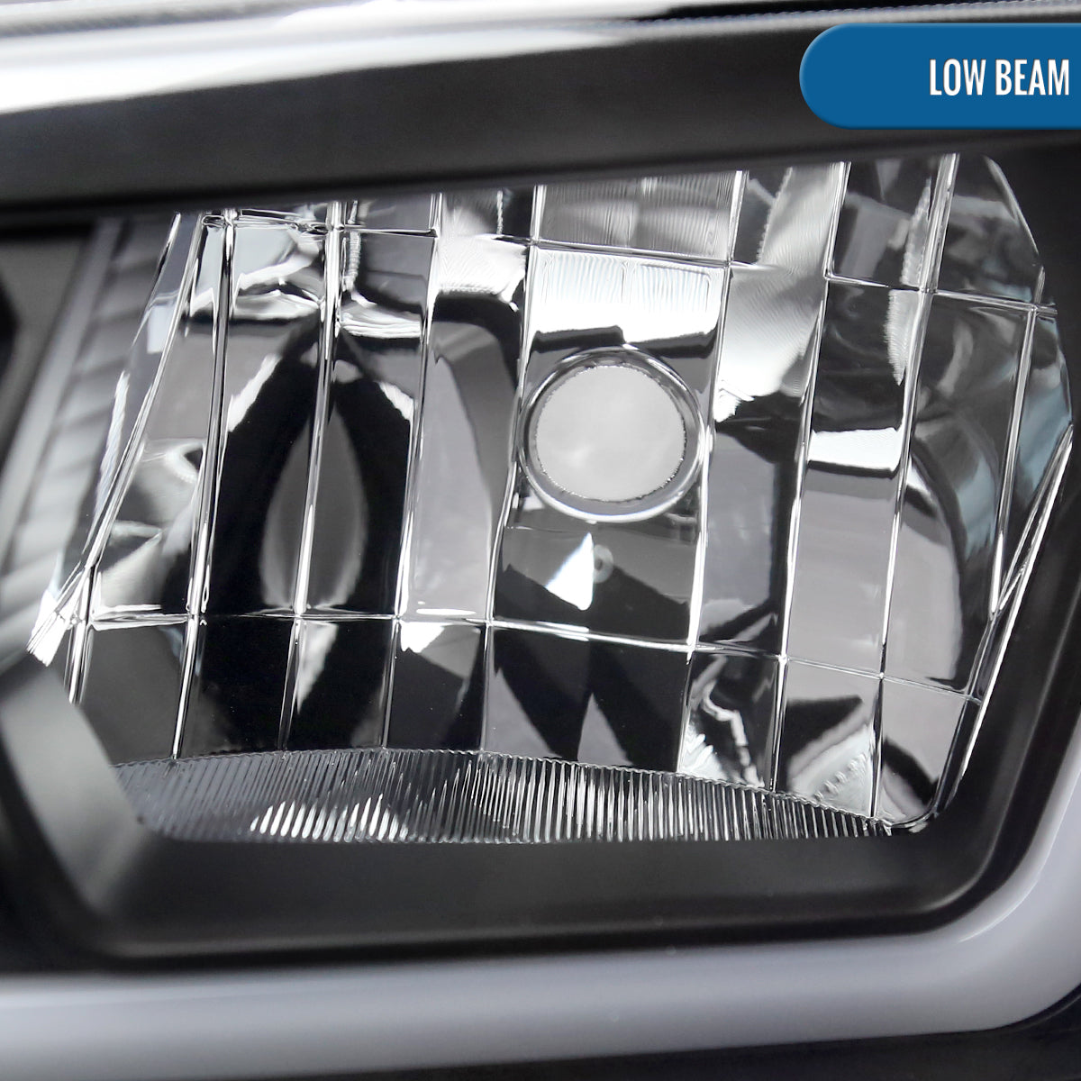 Ronnin - Fits 2006-2010 Dodge Charger Upgraded Replacement LED Tube Switchback Sequential Turn Signal Halogen Headlights Assembly Pair | Black