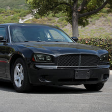 Ronnin - Fits 2006-2010 Dodge Charger Upgraded Replacement LED Tube Switchback Sequential Turn Signal Halogen Headlights Assembly Pair | Black Smoke