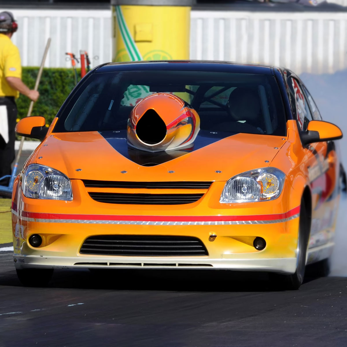 Ronnin - Compatible con Pontiac Pursuit 2005-2010 Pontiac G5 Chevy Cobalt Par de faros delanteros de repuesto de fábrica | Cromado