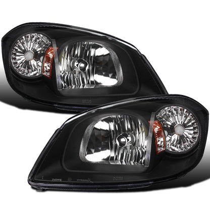 Ronnin - Faros delanteros de repuesto para Pontiac Pursuit 2005-2010 Pontiac G5 Chevy Cobalt | Negro