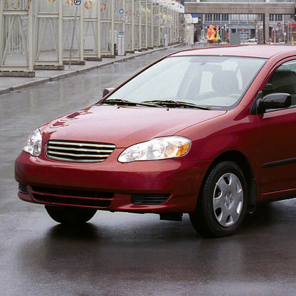 Ronnin - Se adapta a Toyota Corolla 2003-2008 Par de conjunto de faros de repuesto | Cromado