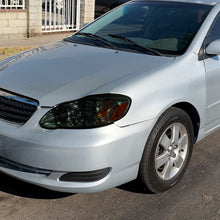 Ronnin - Fits 2003-2008 Toyota Corolla Factory Replacement Headlights Assembly Pair | Smoke