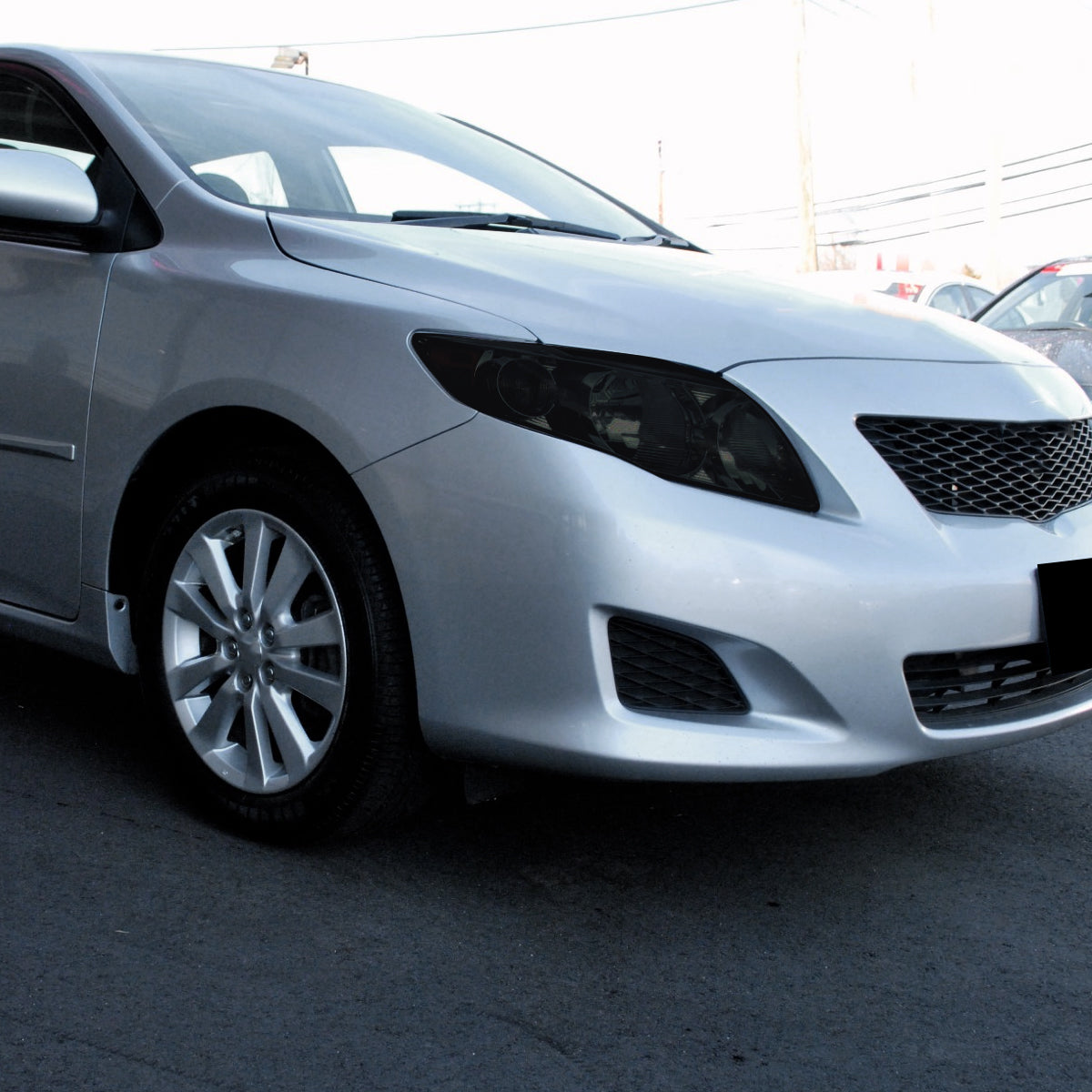 Ronnin - Faros delanteros de repuesto de fábrica para Toyota Corolla 2009-2010 Par | Ahumado