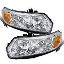 2006-2011 Honda Civic 2-Door Coupe  Replacement Headlights Assembly Pair | Chrome